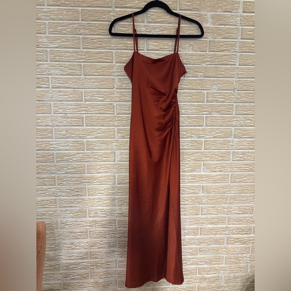 House of Harlow 1960 Dresses & Skirts - Slip Maxi Dress in Deep Rust